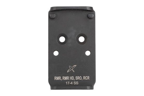 Forward Controls Design 17-4 mounting plate for GLOCK Gen5 MOS handguns and Trijicon RMR optics